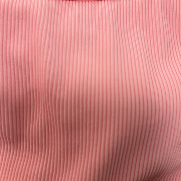 L Space Pink One-Shoulder Bikini atop size SMALL - Picture 4 of 4